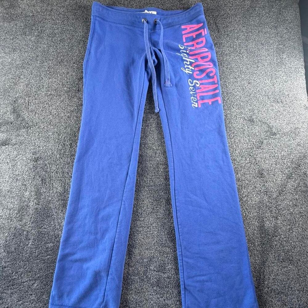 Y2k aeropostale stretch blue flare